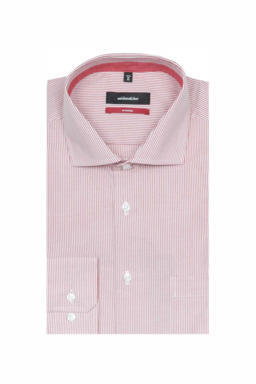 Фото рубашки Приталенный силуэт Рубашка SEIDENSTICKER, цвет красный