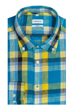 Фото рубашки Shaped Fit Рубашка SEIDENSTICKER, цвет бирюзовый