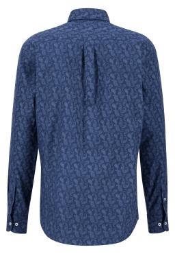 Фото рубашки Приталенный силуэт Рубашка FYNCH HATTON, цвет синий