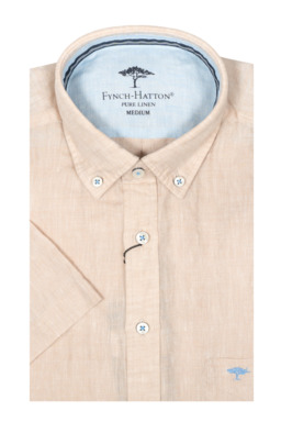 Фото рубашки Прямой силуэт Рубашка FYNCH HATTON, цвет бежевый