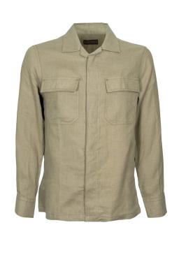 Фото рубашки Приталенный силуэт Рубашка ENRICO CERINI, цвет хаки