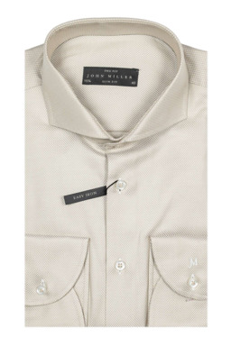 Фото рубашки Полуприлегающий силуэт Рубашка JOHN MILLER, цвет коричневый, цвет светло-коричневый