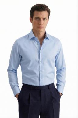 Фото рубашки Полуприлегающий силуэт Рубашка SEIDENSTICKER, цвет голубой